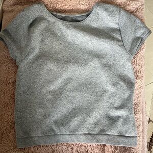 Free people grey short sleeve